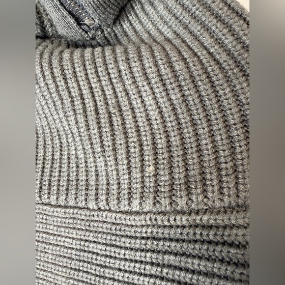 White House Black Market Gray Cowl Neck Sweater - Picture 12 of 16